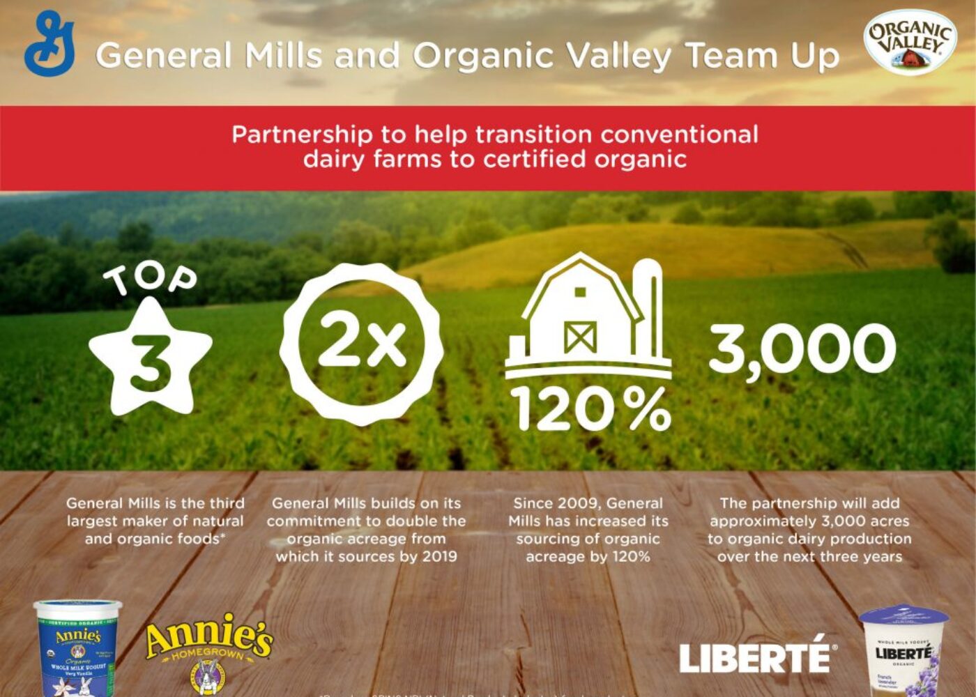 General Mills Organic Yogurt Infographic