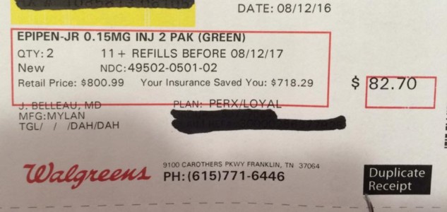 Mylan price gouging