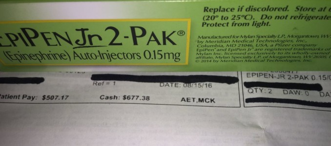 Mylan price gouging
